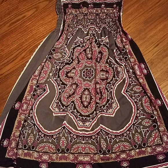 Dresses & Skirts - NEW! Black,  grey and purple tube dress size L